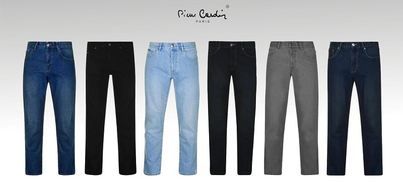pierre cardin straight fit jeans mens